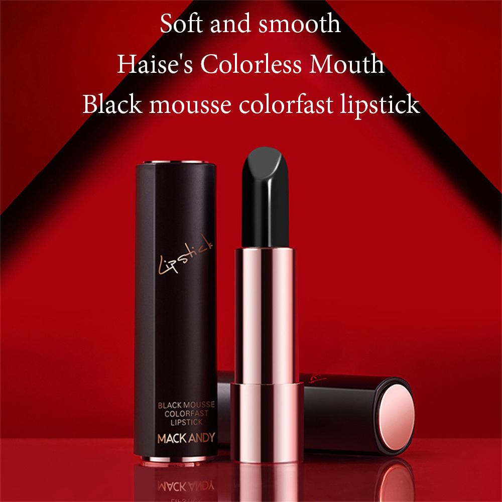 MACK ANDY Does Not Fade Non-stick Cup Lipstick High Color Rendering Waterproof Lasting Does Not Take Off Makeup Whitening Lip Gloss. 