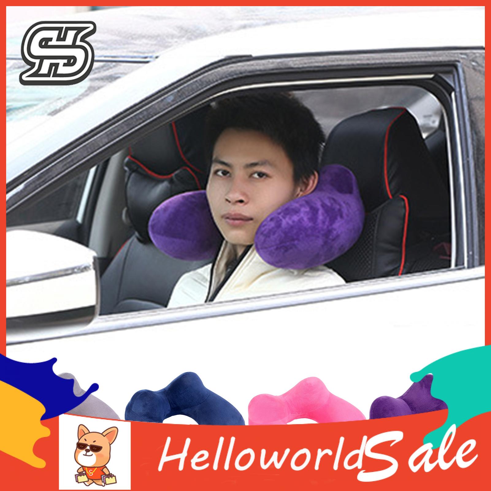 HelloWorld Sleep Neck Pillow No Strangulation Soft Texture Sleep Neck Pillow. 