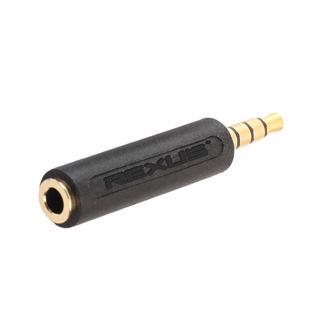 2Pcs 1/4W 0.25W 8Ohm 27Mm Round External Magnet Speaker Speaker & 1Pcs High Quality Rubber Earphone Adapter Convert OMTP To CTIa or CTIa To OMTP 3.5Mm