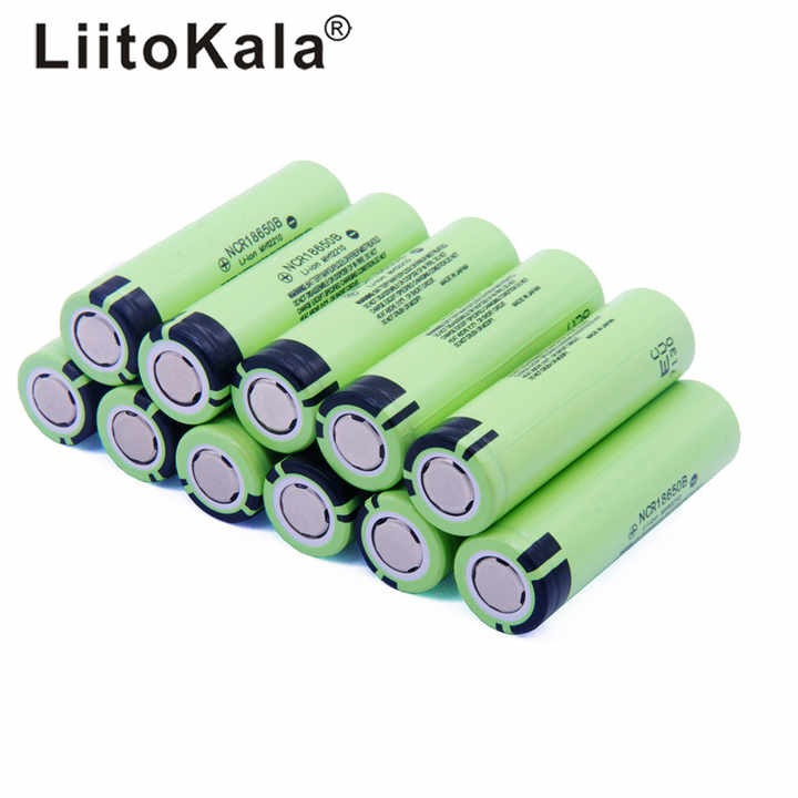 LiitoKala REAL CAPACITY 3.7V 2600mah 18650 Li Ion Rechargeable Battery 5C Discharge Rate Li-ion Battery For Power Tools- 2pcs. 