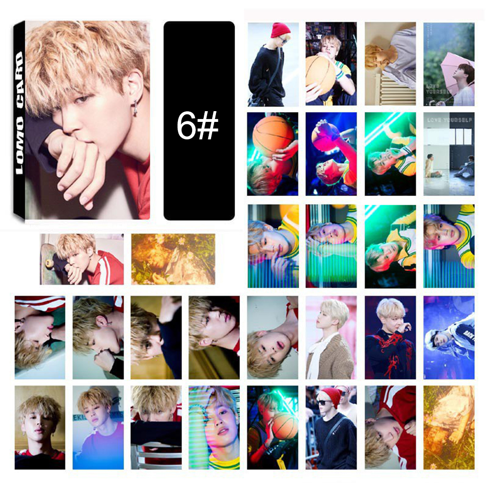 【Mary DAI Store】30Pcs/Set BTS Members Love Cards Collective Album Postcards. 
