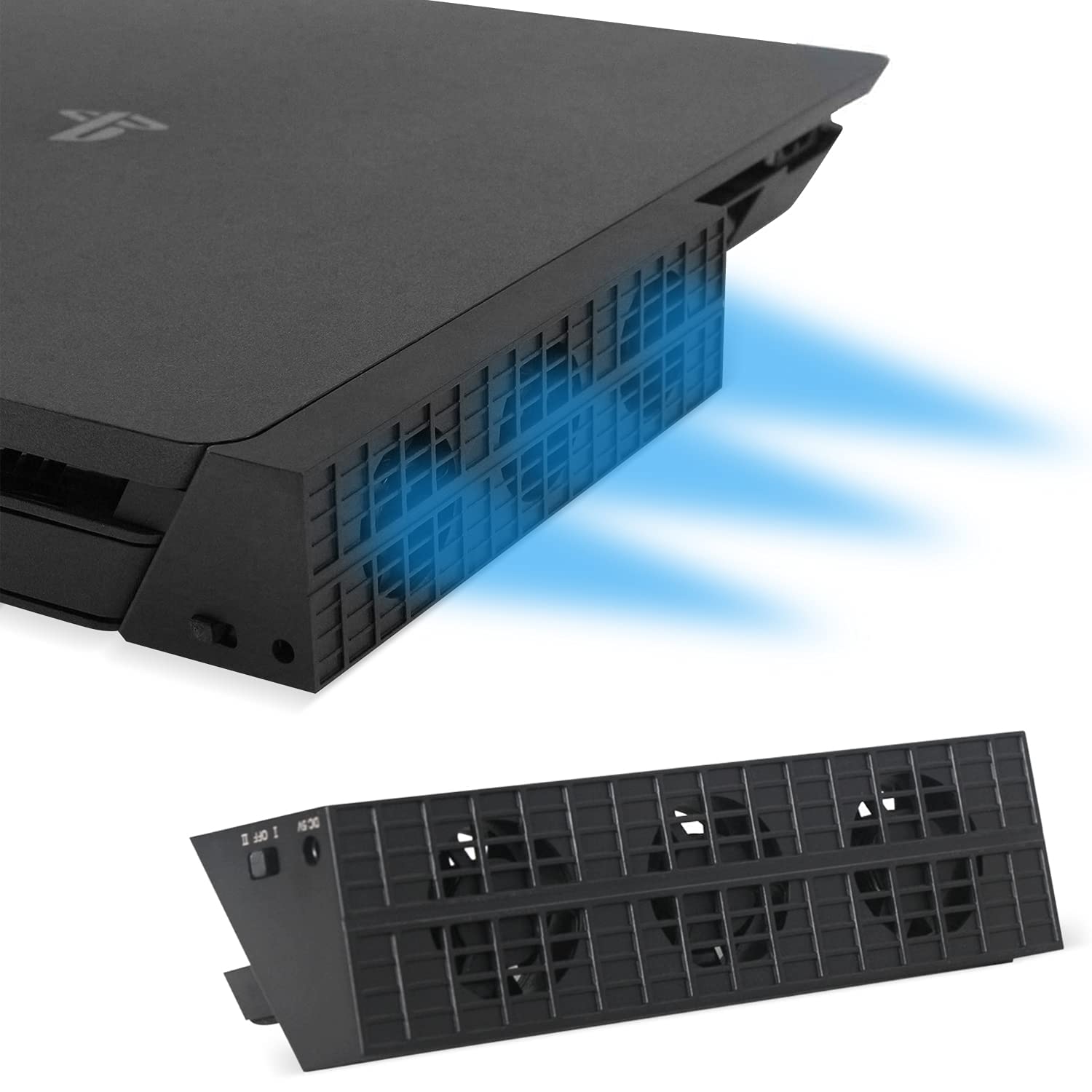 Temperature Control Cooling Fan for Sony PS4 Slim Cooler Game Accessories for PlayStation4 PS4 ,external Temperature Control Pad