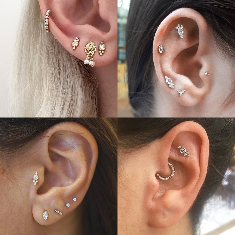 tragus cross earring