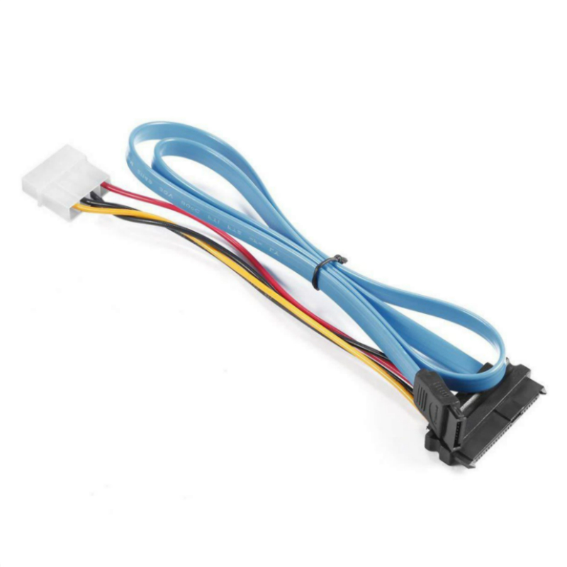 SAS 29-pin 70CM serial adapter cable SCSI SFF-8482 to SATA power cable adapter cable HDD hard drive SAS to SATA adapter