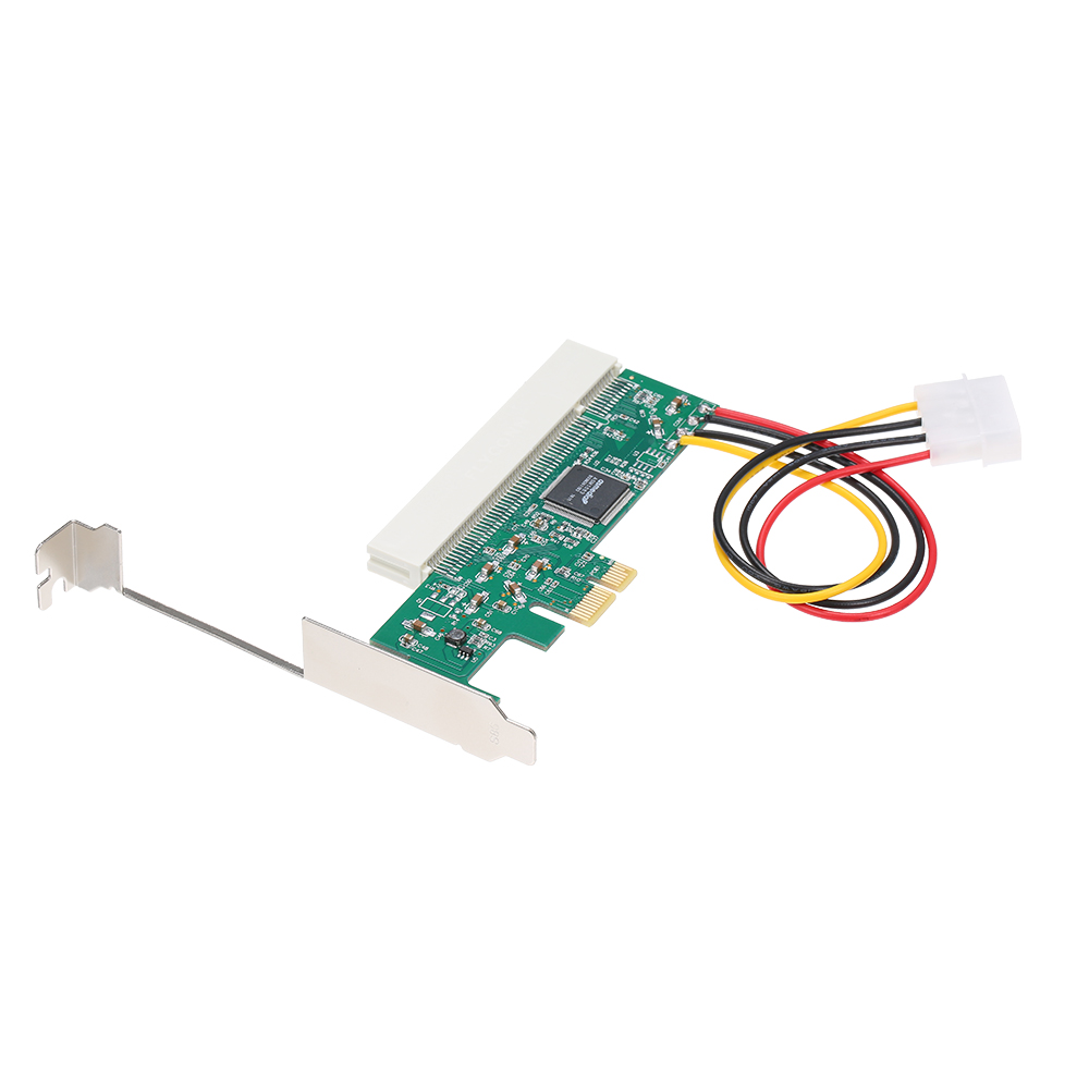 HXSJ PCI Express to PCI Adapter Card PCI-E to PCI Converter with 4Pin Power Supply. 