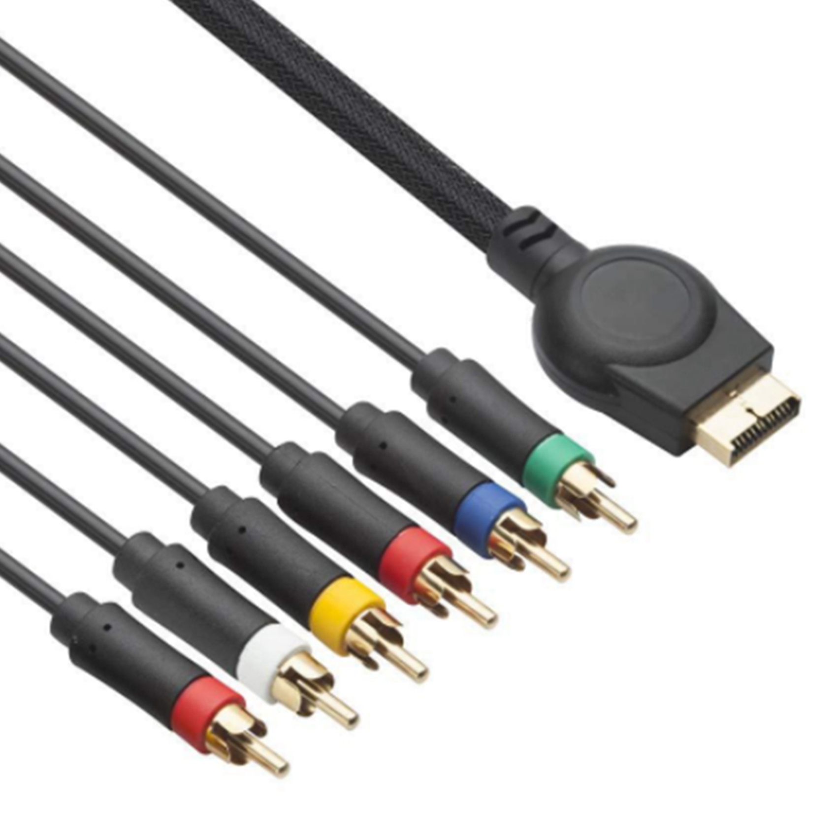 2X Suitable for PS2/PS3 Component Cable 1.8M Suitable for PS 2/3 High Resolution Game Cable Accessories. 