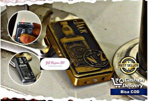 Jack D_ Slide Open fire jet Flame Butane Gas Lighter. 