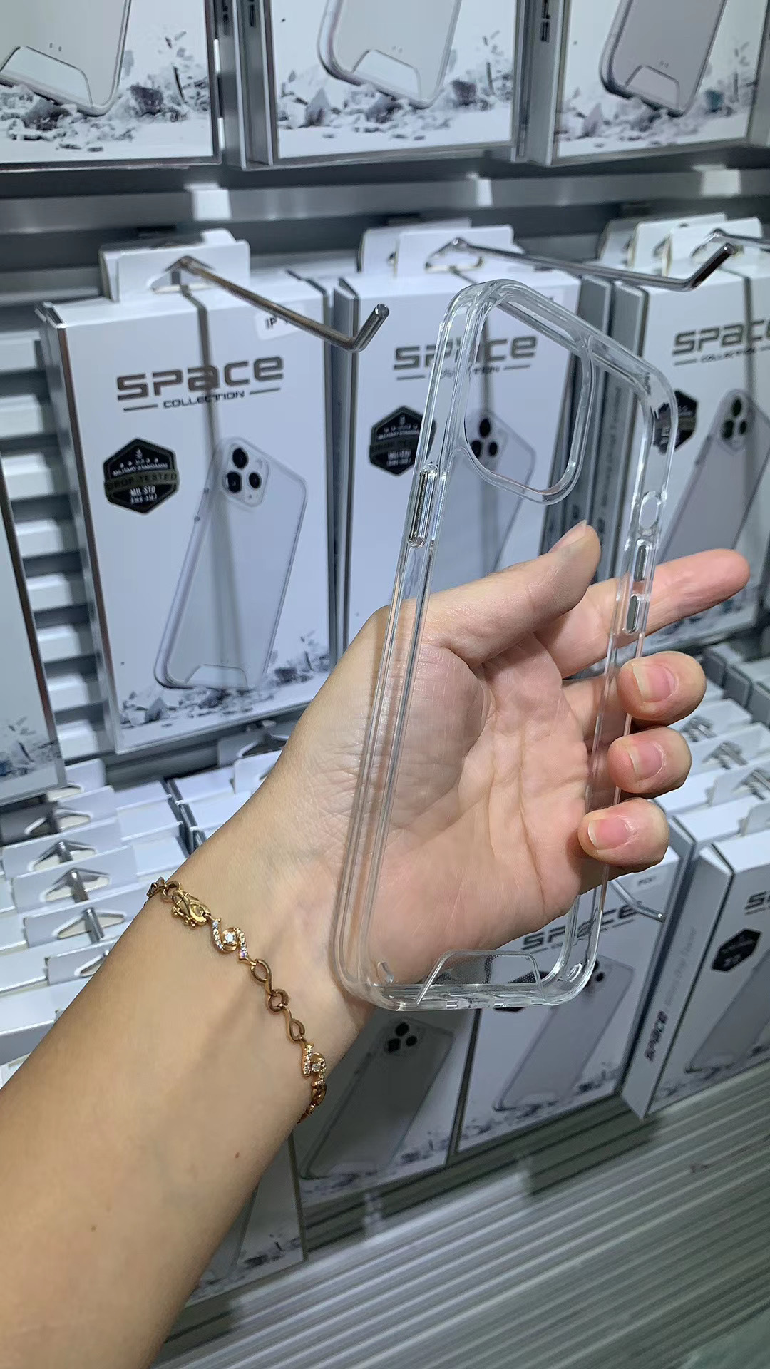 - iPhone 15 Pro Max/15 pro/15 plus/15 Space Clear Hard Phone Back Case Cover for Apple iPhone. 