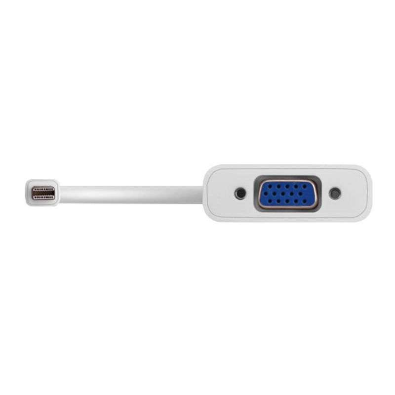Thunderbolt Mini DP to VGA Female Port Converter Cable Video Display Adapter. 