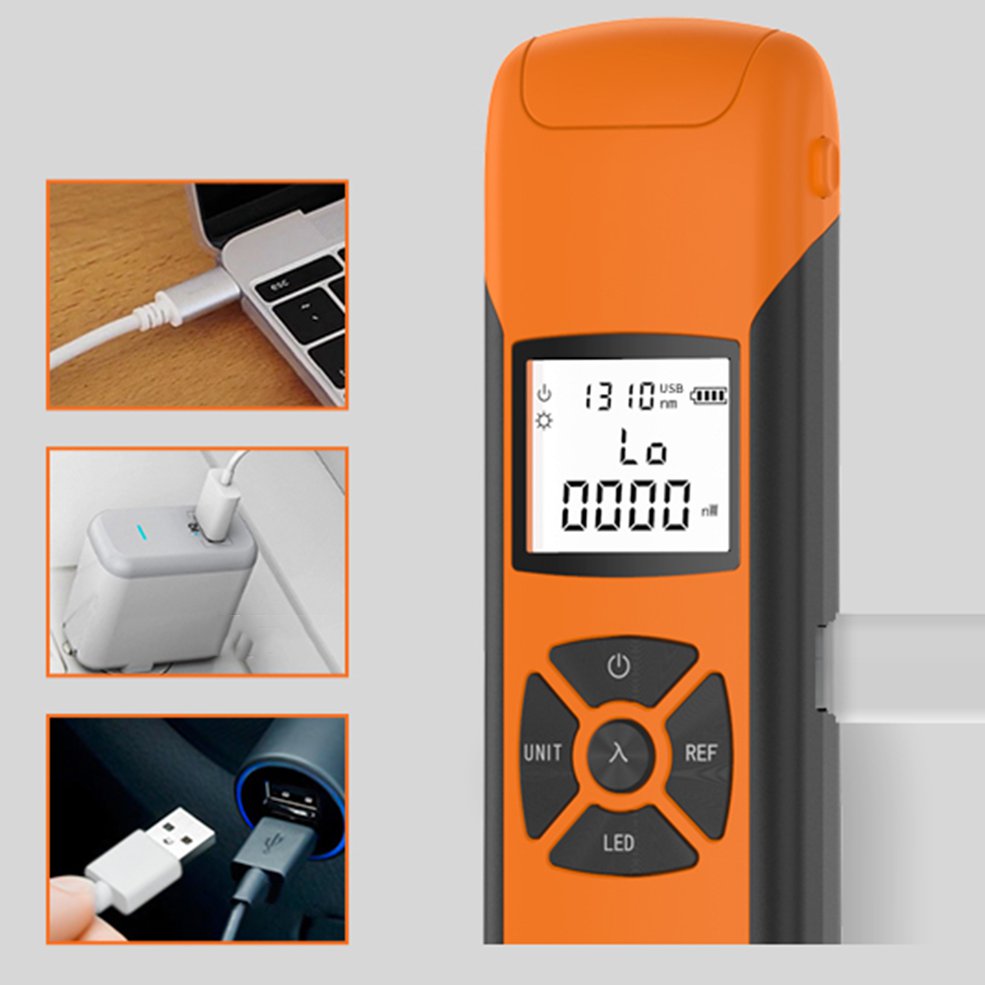 G10 High Precision Optical Power Meter Rechargeable Optical Power Detection. 