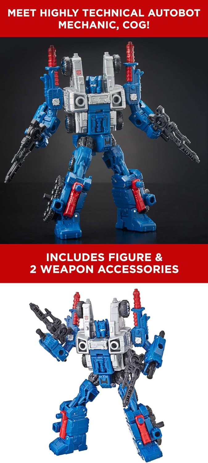 Transformers Siege War for Cybertron WFC-S8 Cog WFC-S8 Weaponizer Action Figure. 
