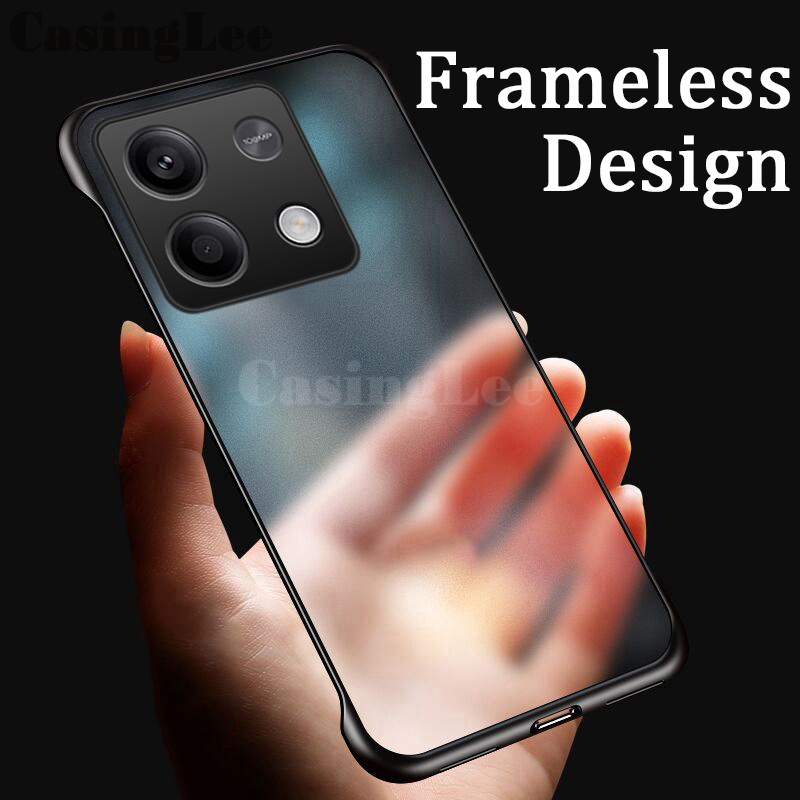 For Redmi Note 13 Pro Plus case Ultra Thin Frameless Case Matte Heat Ring Cover For Redmi Note 13Pro + Back Cover Phone cases. 