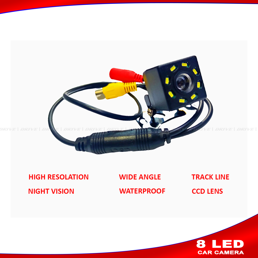 8 LED High Resolution Car Rear View HD Camera , car camera. 