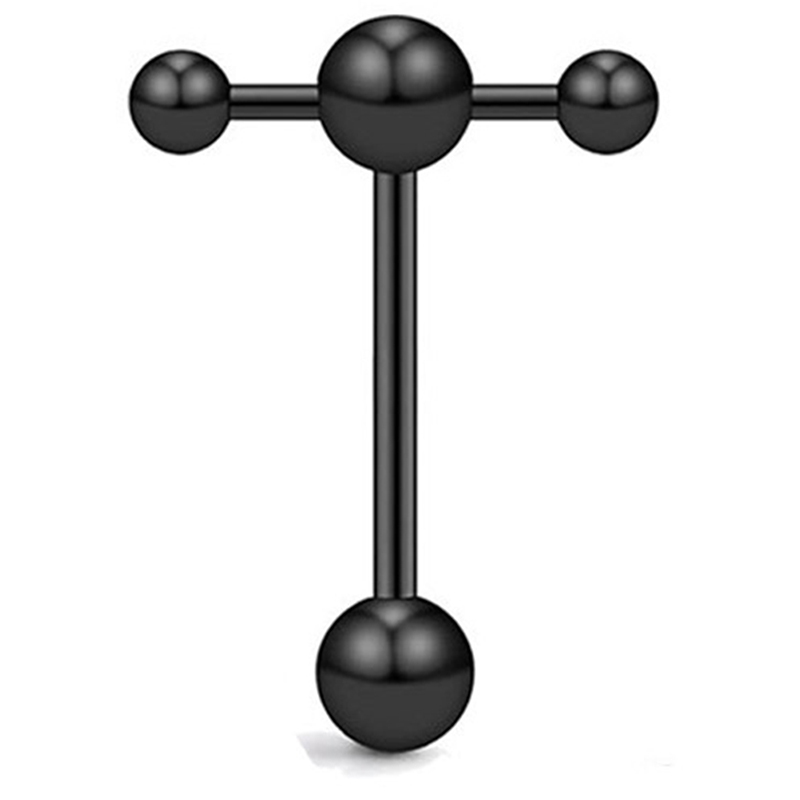 Tongue Rings Removable Ball Tongue Barbell Slave Ring Piercing Barbell Piercing SEVICH. 
