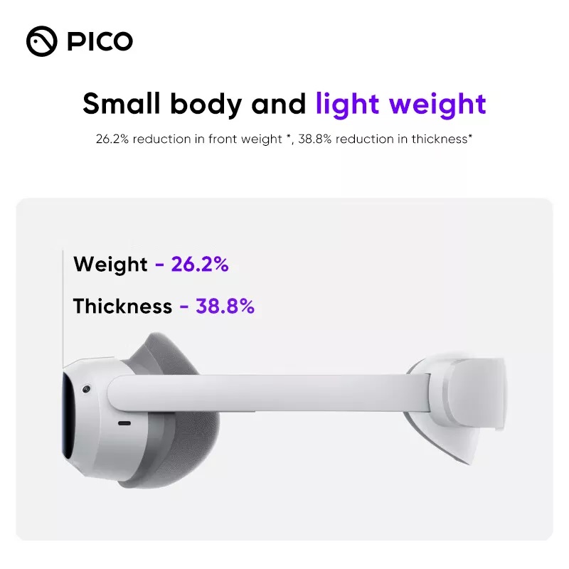 Pico 4 VR Glasses All-in-one Smart Glasses Virtual Reality Game Wireless Streaming High-definition 3D ViewVR Headset. 