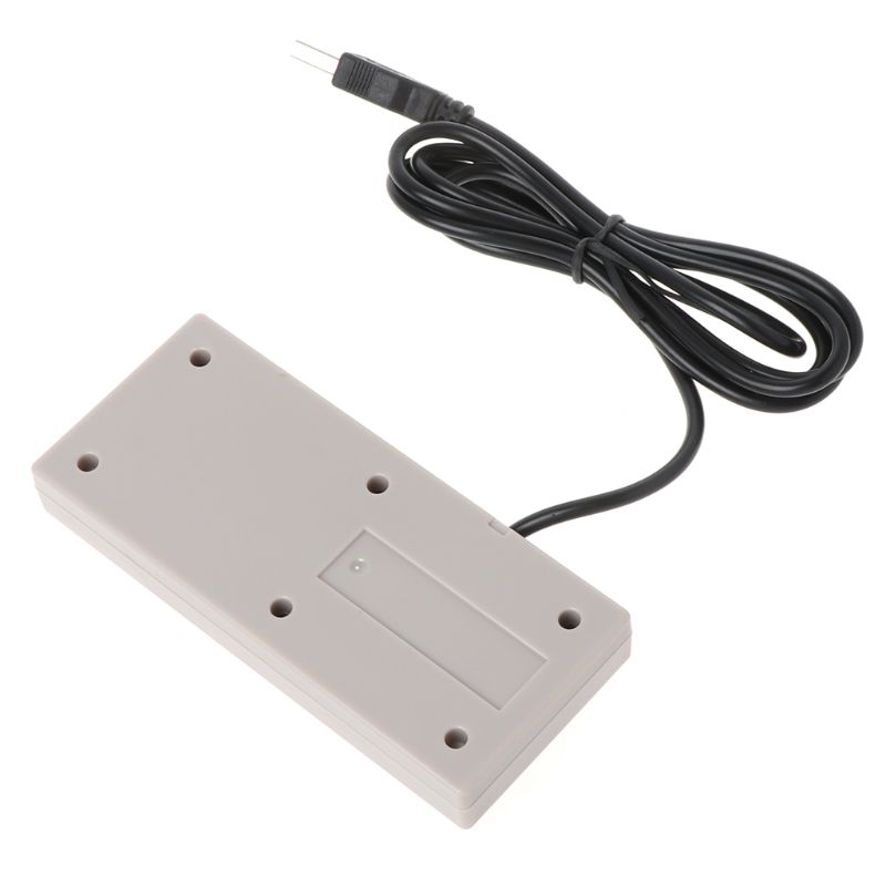 2022 New Usb Gaming Controller Plug-Play Plastic Blackgray For Nes Pc New. 