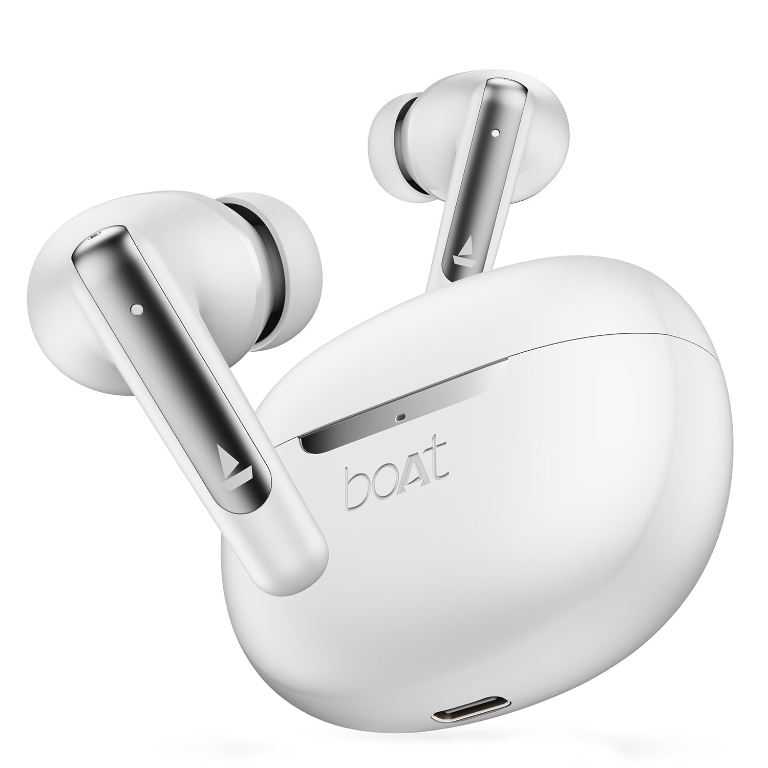 boAt Airdopes 141 ANC, Active Noise Cancellation(~32dB), 50ms Low Latency, 4Mics ENx, 42Hrs Battery, Fast Charge, IPX5, v5.3 Bluetooth Earbuds. 