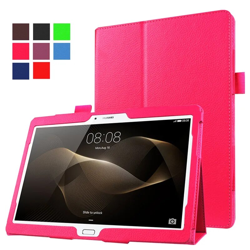 Flip Leather Case For Huawei M2 10.0" 2016 Ctablet Case Ultra Thin Protective Cover for Huawei Mediapad M2-A01L/ M2-A01W Tablet. 