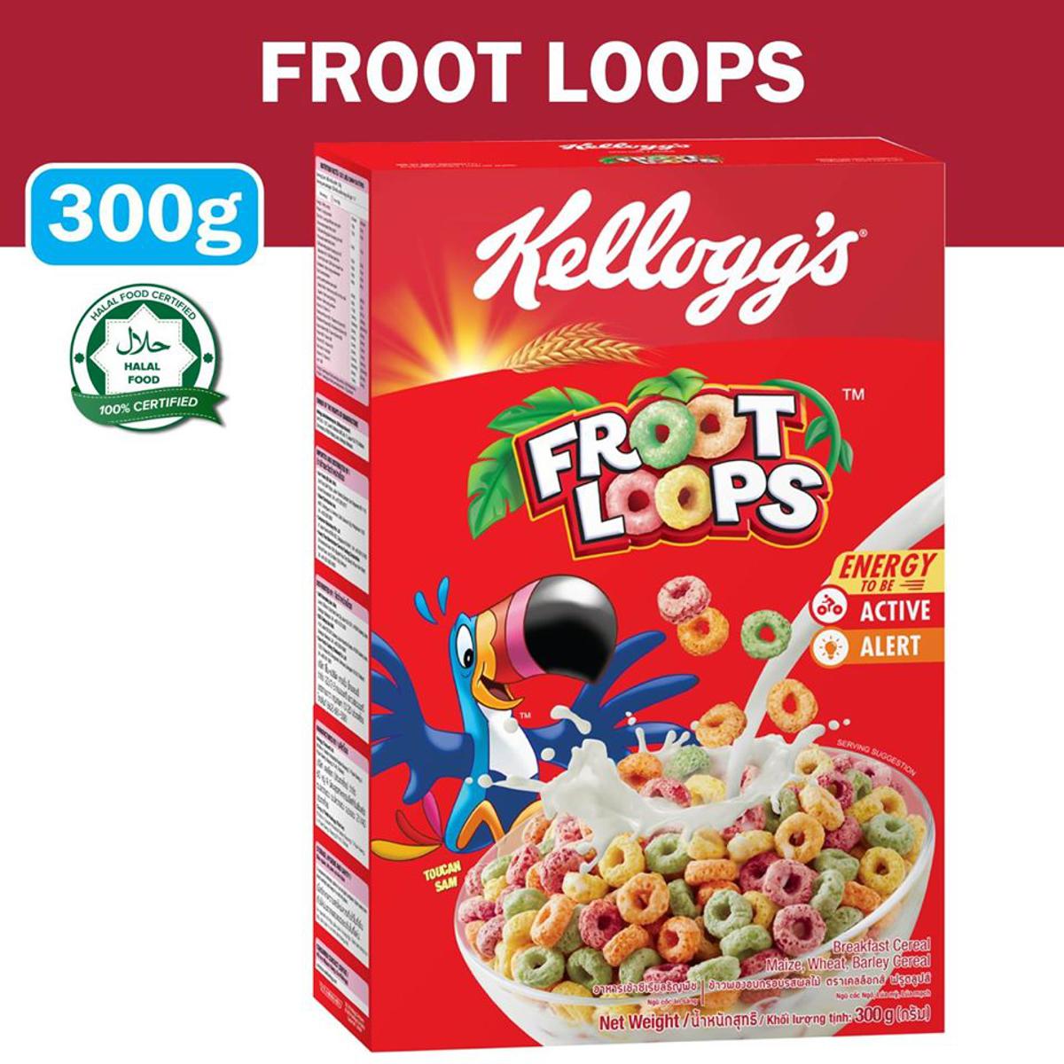 Kellogg's Froot Ring Loops 300gm
