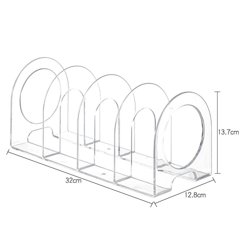 Transparent Bookshelf Modern Acrylic Acrylic Shelf Book Baffle for Home Office Study Room Students Book Organization Display. 