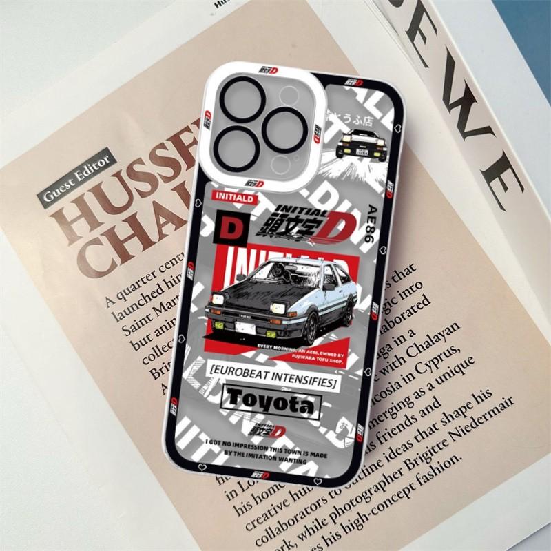 Anime Initial D Cellphone Case For Infinix Hot 40i 40 Zero 30 4G Smart 7 8 4 5 6 Plus Tecno Spark GO 2024 20 20C Pova 2 3 4 Pro Pop 8 5 LTE Soft Clear TPU Full Protection Shockproof Luxury Cartoon Fashion Anti-falling Cute Lens Protection Back Cover. 