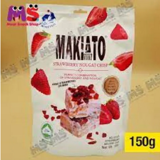 (pack of 2)-Twinfish MAKIATO Macchiato Strawberry Nougat Crisp 150g (pack of 2)