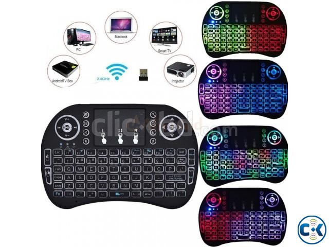 3Color Backlit i8 Mini Wireless Keyboard Portuguese Keyboard Air Mouse with Touchpad for Android TV Box Mini PC IPTV X96 H96. 