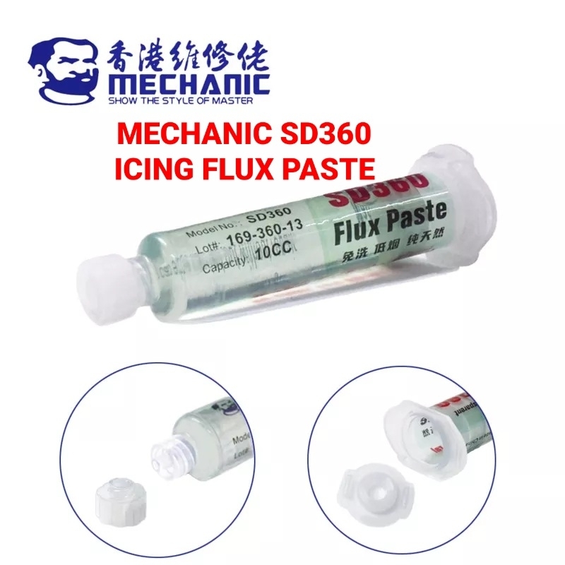 MECHANIC SD360 10cc No-Clean Transparent Flux Paste