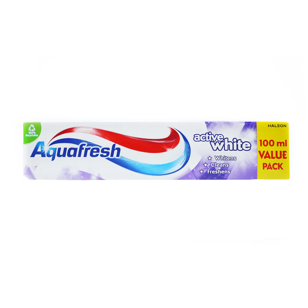 Aquafresh Active White Toothpaste (UK) - 100ml