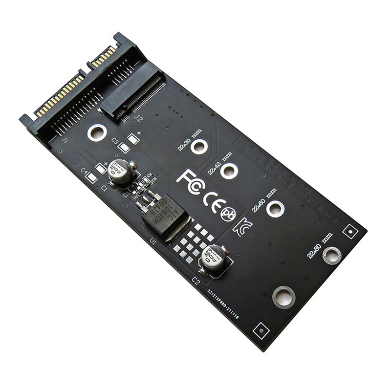 B+M key M.2 ngff ssd to m.2 sata 3 raiser m.2 to sata adapter expansion card Fengshi. 