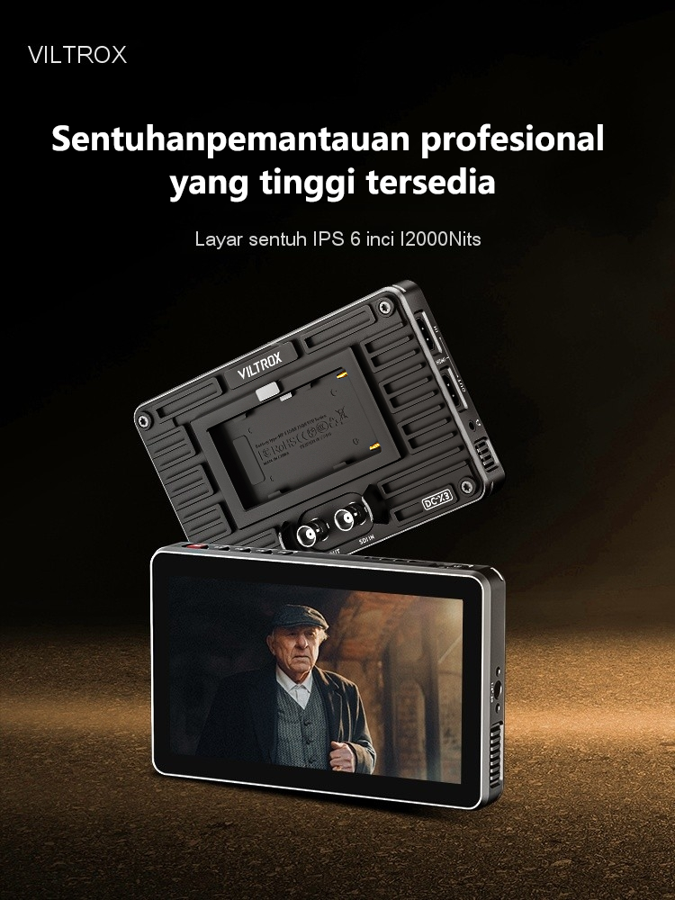 DC-X2/X3 Touch Screen Monitor 6-inch DSLR Micro Single Camera SDI HD 4K HDMI Display Screen for Canon Nikon Sony DSLR. 