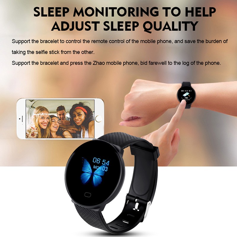 D19 Wristband Smart Watch 1.3 inch Color Screen Single Touch Screen  Operation - buy D19 Wristband Smart Watch 1.3 inch Color Screen Single  Touch Screen Operation: prices, reviews | Zoodmall