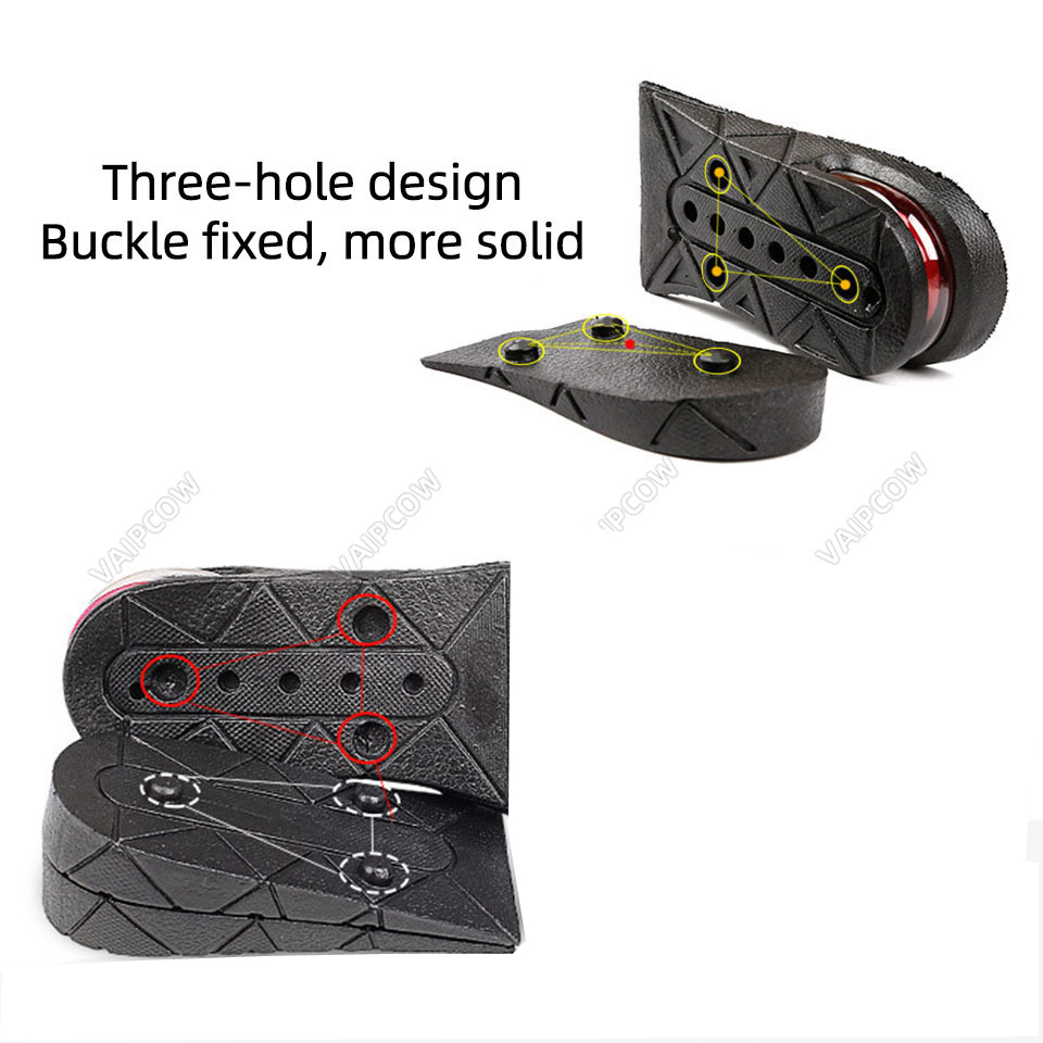 Height Increase Shoe Insole 4 layer 3 Inch for Men. 