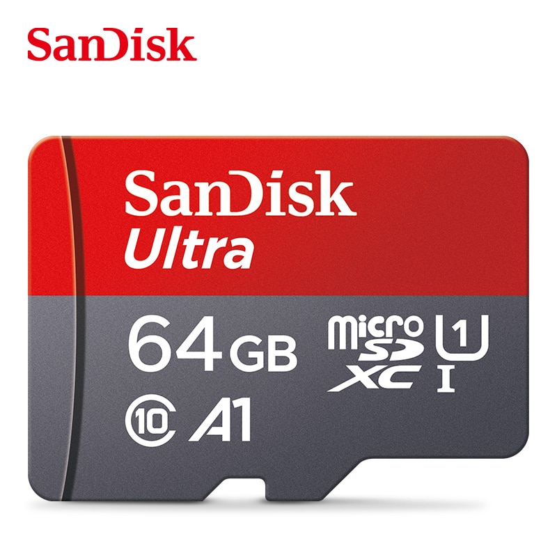 SanDisk Memory Card 128GB 64GB 32GB A1 Micro SD Card Class 10 UHS-1 TF Flash Card for Samrtphone/PC. 