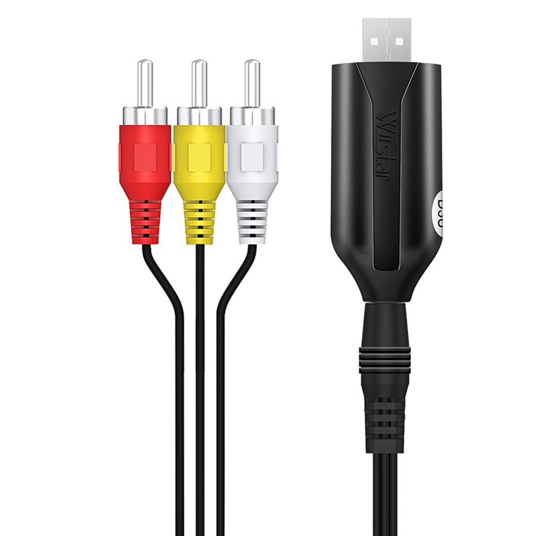 USB Video Capture Card To Digital RCA To USB 2.0 Adapter. 