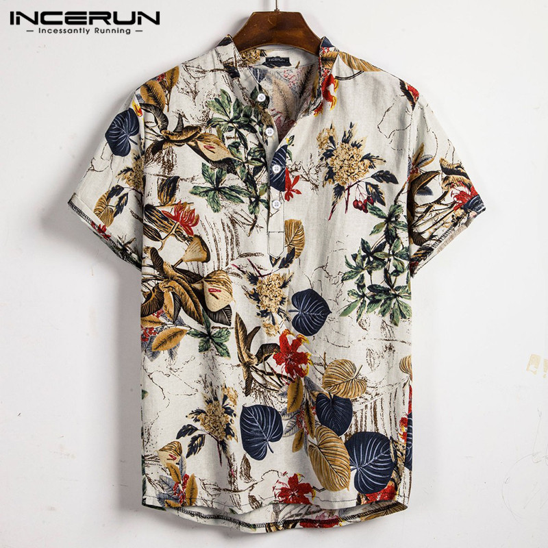 mens floral beach shirts