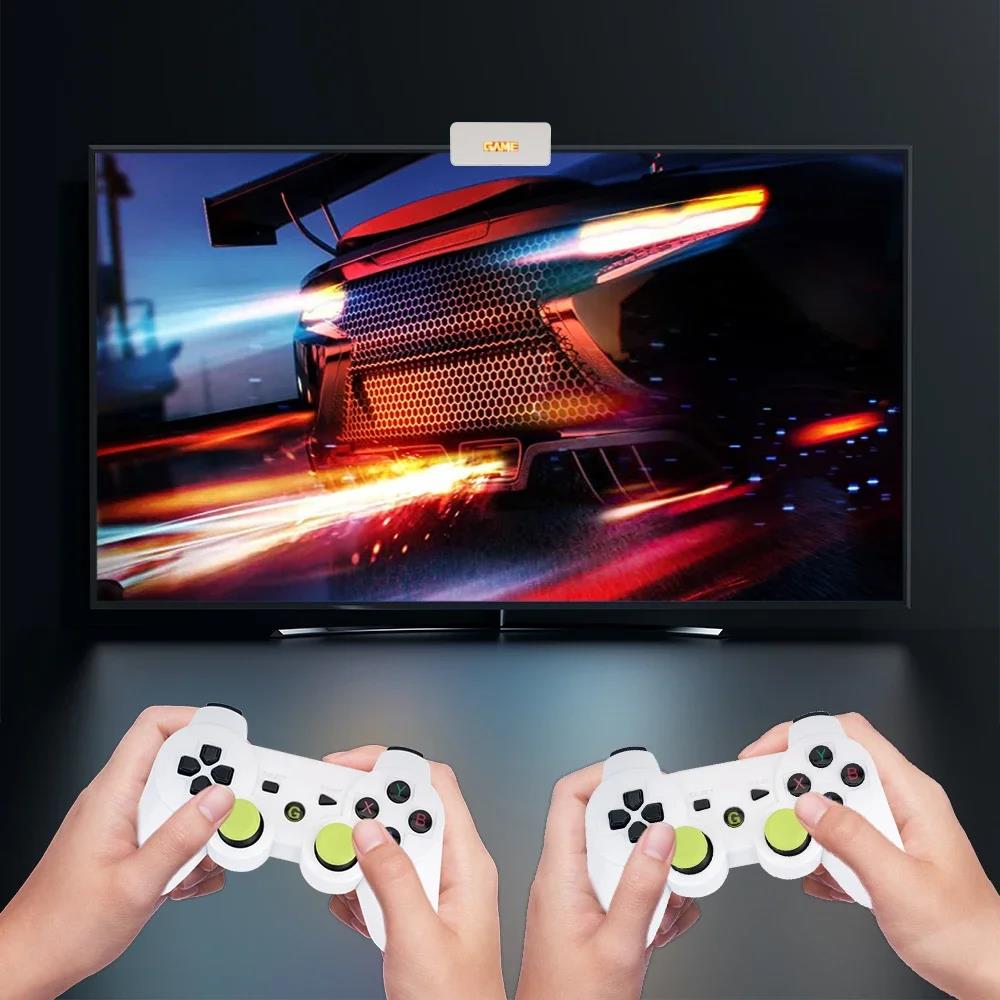 NEW Y7 Video Game Console Linux System 64G/128G/256G Built 12000 Games Rechargeable Wireless Handle Video TV Game Stick Plug. 