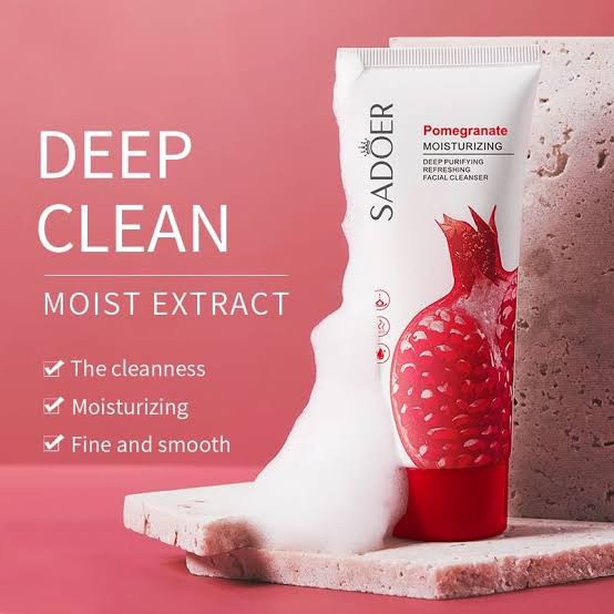 SADOER POMEGRANATE FRESH PURIFYING CLEANSER HYDRATING MOISTURIZING CLEANSER-100gm