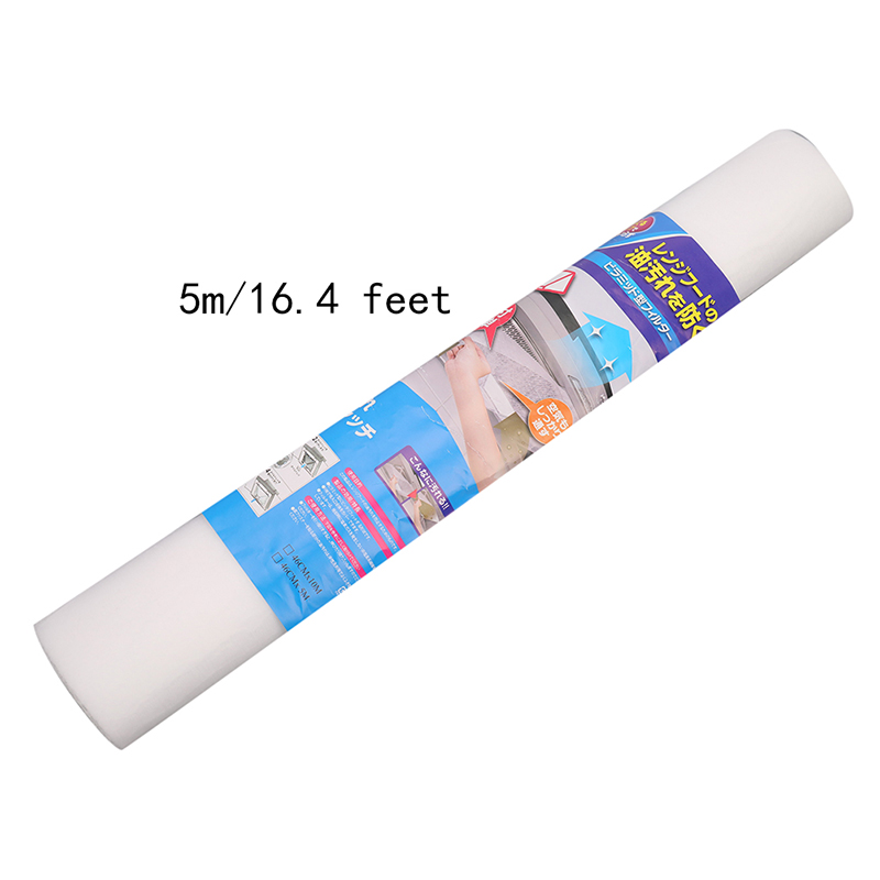 Range Hood Grease Filter Paper Oil Absorbent Dirt Stopper Kitchen Home Non-Woven