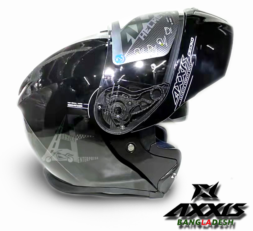 Full Face Axxis Eagle Gecko SV Solid A1 G.Black. 