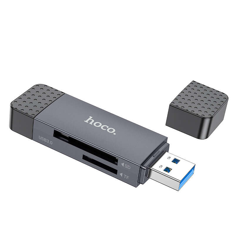 HOCO/Haoku HB45 Smart Key 2-in-1 USB/Type-C 2.0/3.0 Card Reader. 