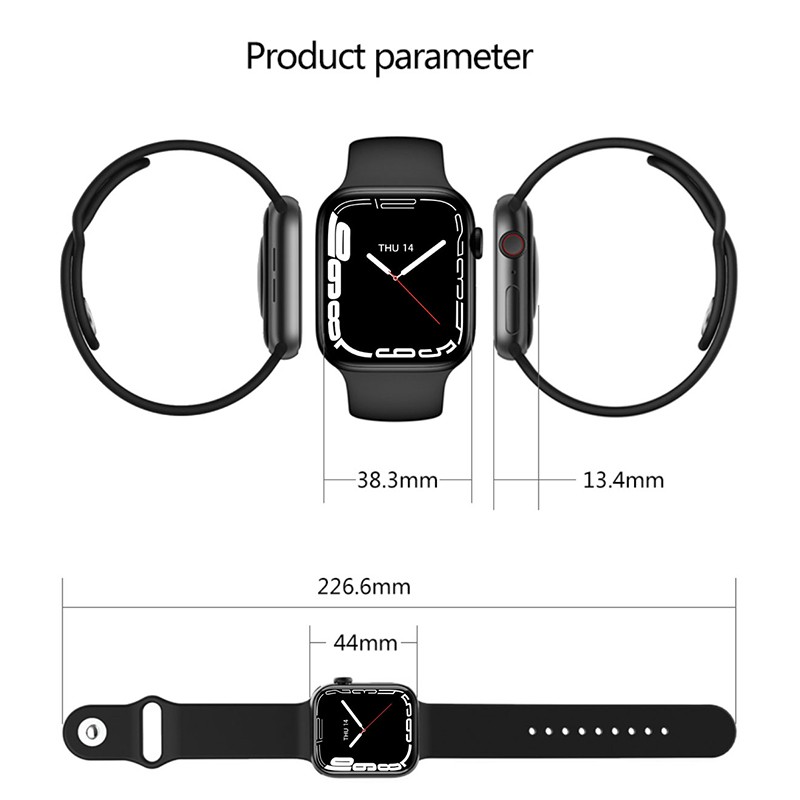 【Youyi】Iwo T700 Max smart watch 7 custom face dual Bluetooth call smartwatches fitness watch for men. 