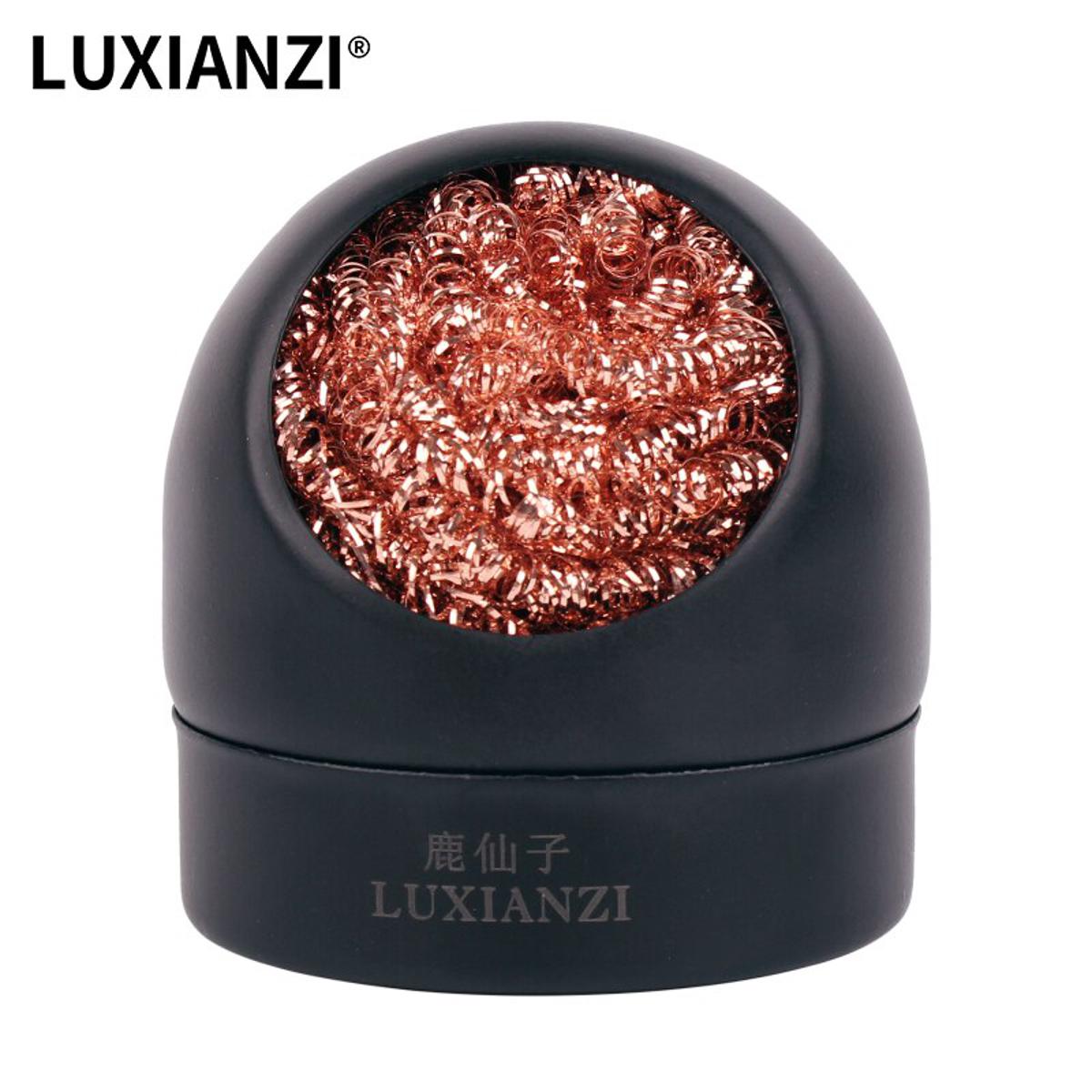 【VisioN Shop】LUXIANZI ing Ball with Holder Desoldering Soldering Mesh Nozzle Tip Copper Wire er Tin Remover