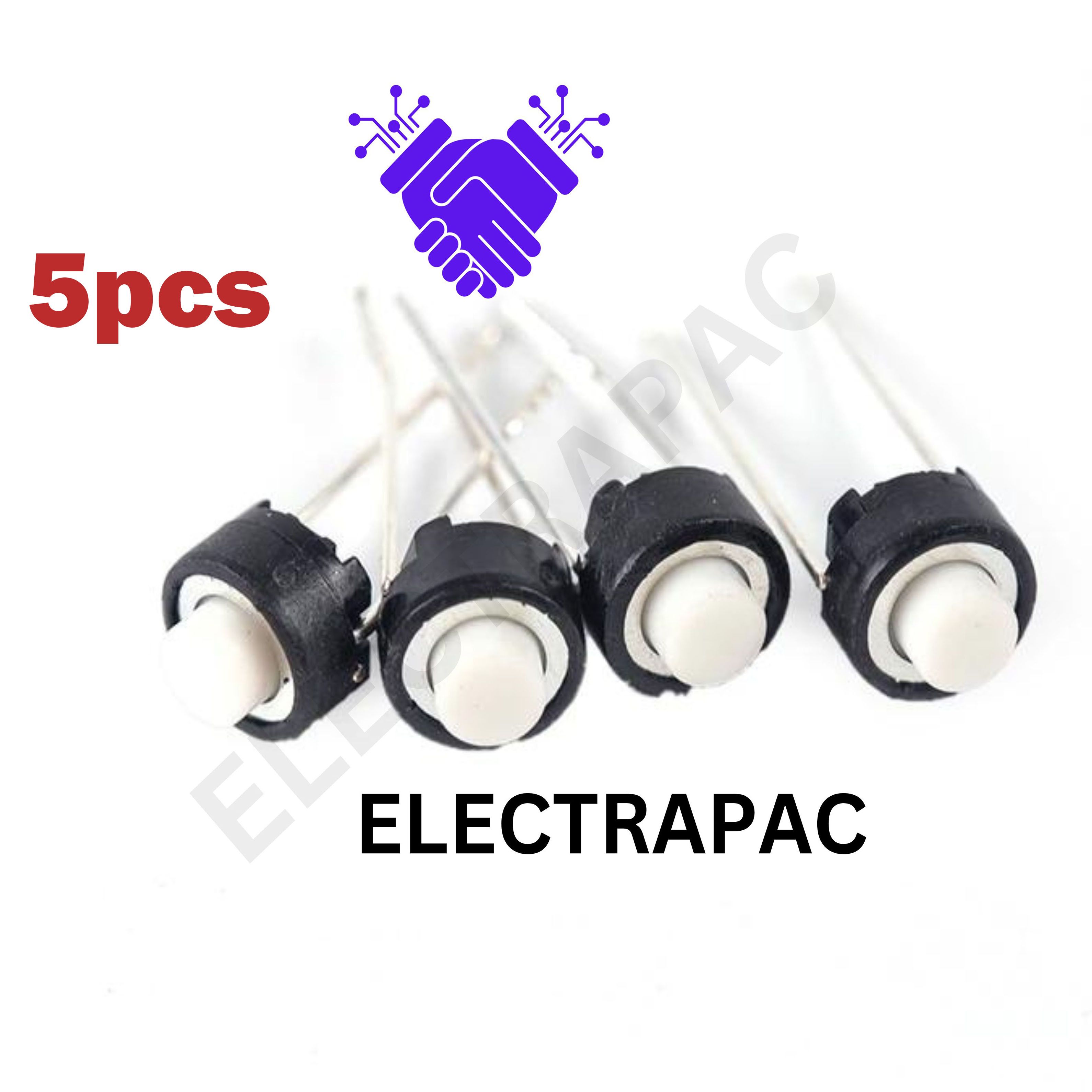 5pcs Mini Push Button switch/ 2 pin small push Button switch/ push switch. 