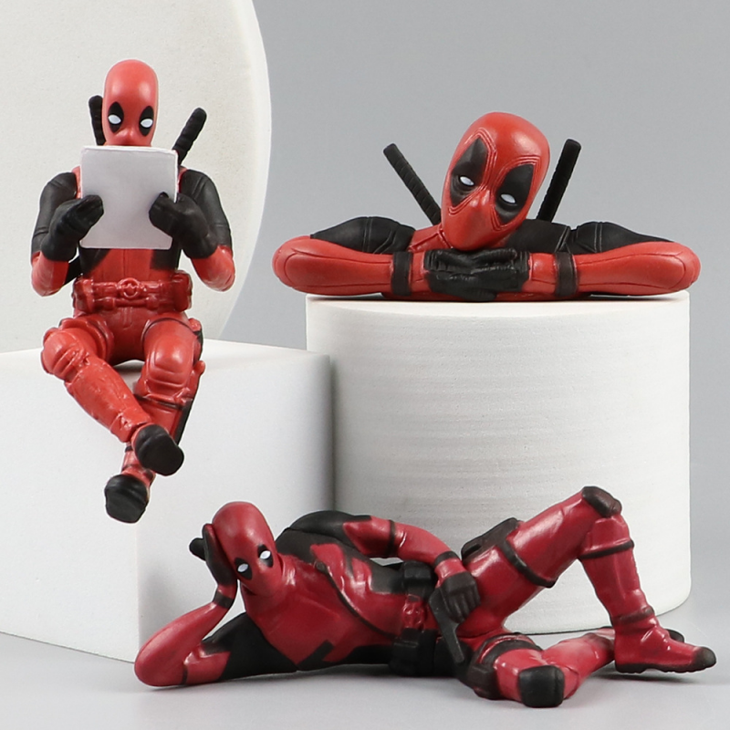 Deadpool Model Doll 3 Mini Hand Ornaments