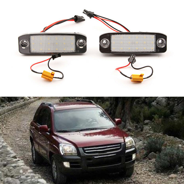 White Led License Plate Light Emblies For Kia Sportage Hyundai Sonata Yf Buy Online At Best Prices In Bangladesh Daraz Com Bd