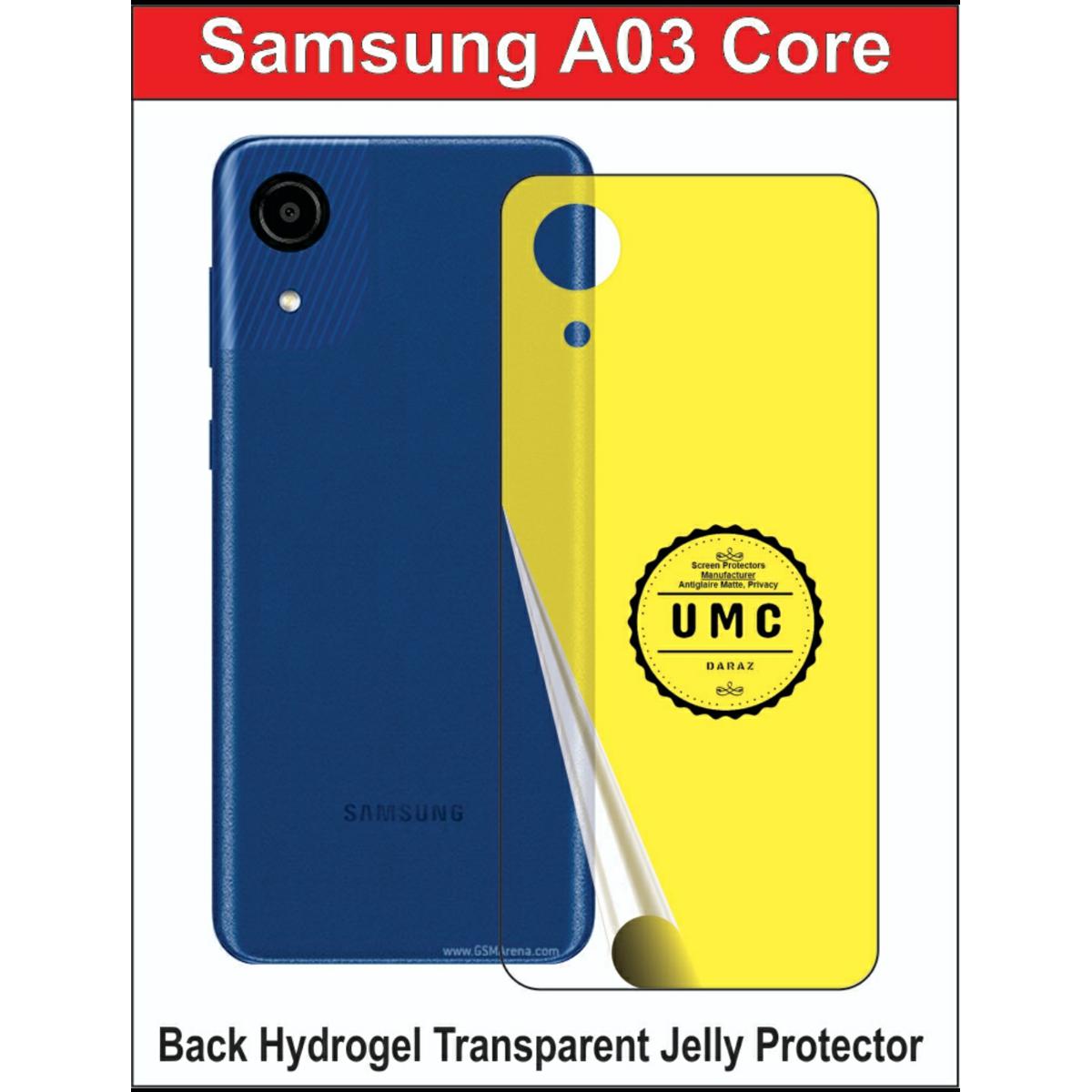 For Samsung Galaxy A03 / A03s / A03 Core Hydrogel Back Poly - Transparent