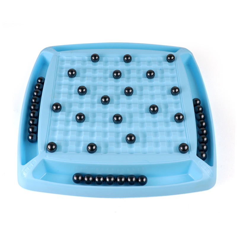 Children's Magnetic Induction Chess Leisure Puzzle Battle Table Game Set Magnet Attraction Stone Parent Child Interaction. 