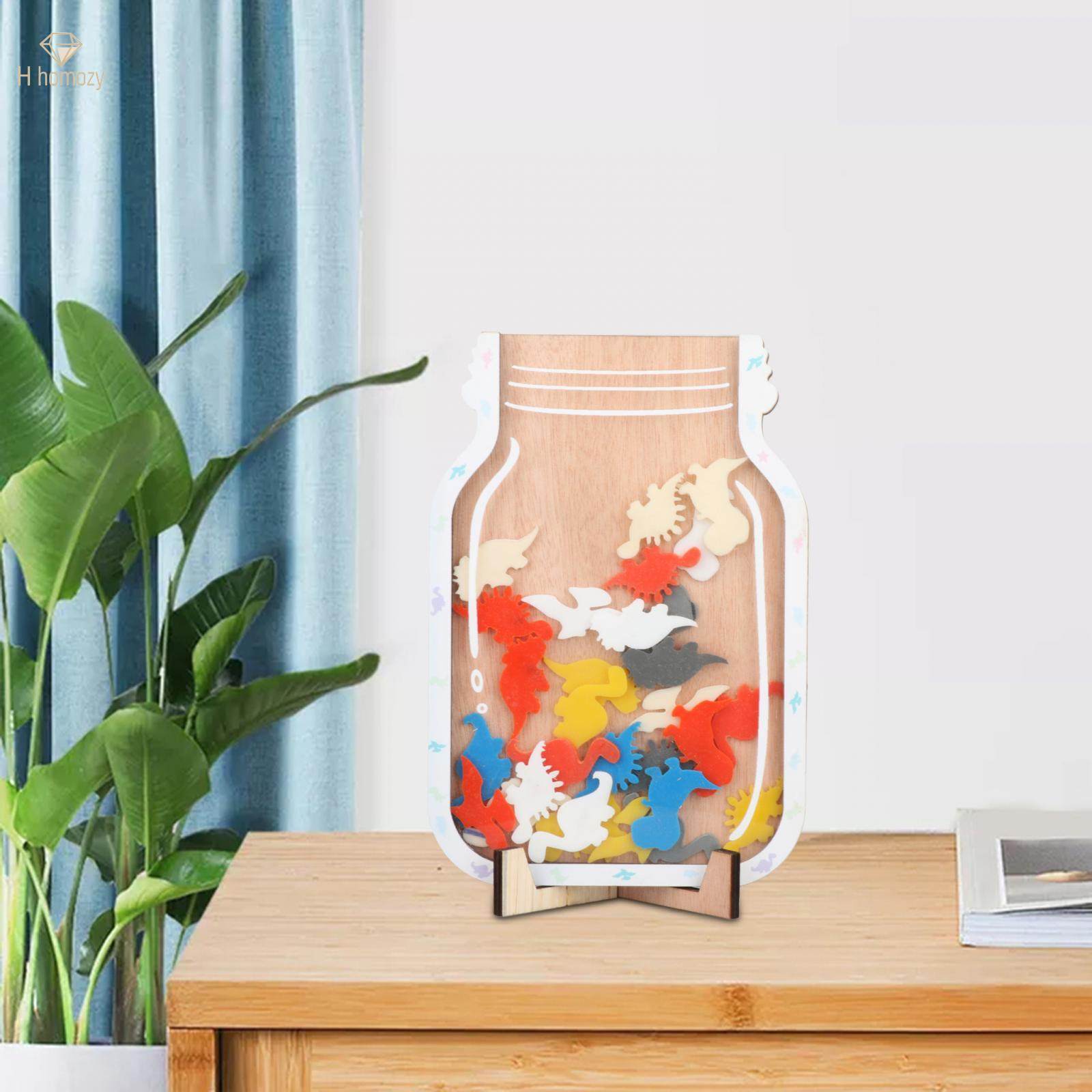 Kids Motivational Jar Desktop Decorations Good Behaviour Prize Jar for Home. 