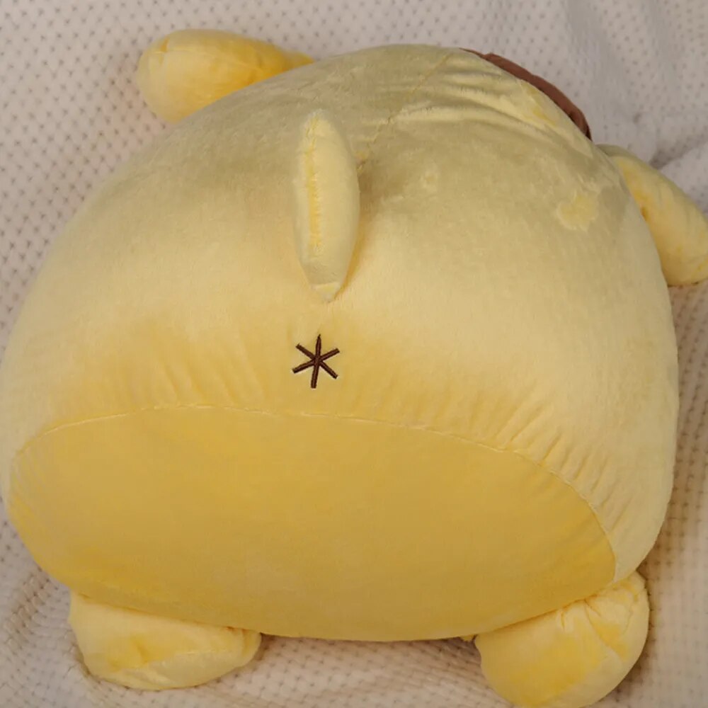 40-50cm Sanrio Pompompurin Stuffed Plush Toys Big Size Lovely Pillow Gift Kids Super Soft Pom Pom Purin Plushie Doll Room Decor. 